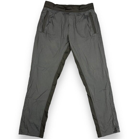 Lululemon Mens Great Wall Jogger Pants Cinch Ankle Obsidian Blk Gray - Picture 1 of 6